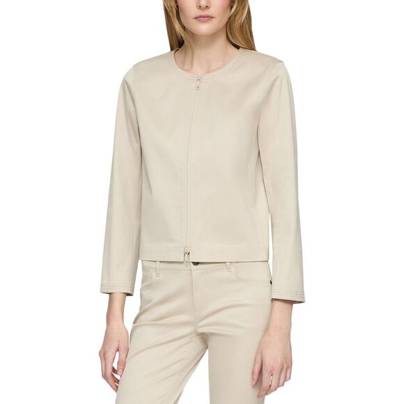 Lafayette 148 New York WomensGriffith Jacket, Beige